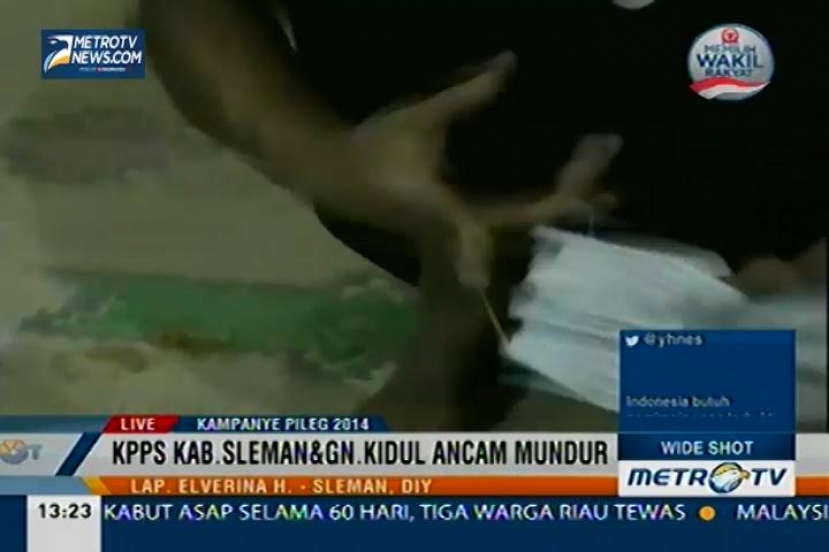 KPPS Sleman dan Gunung Kidul Ancam Mundur