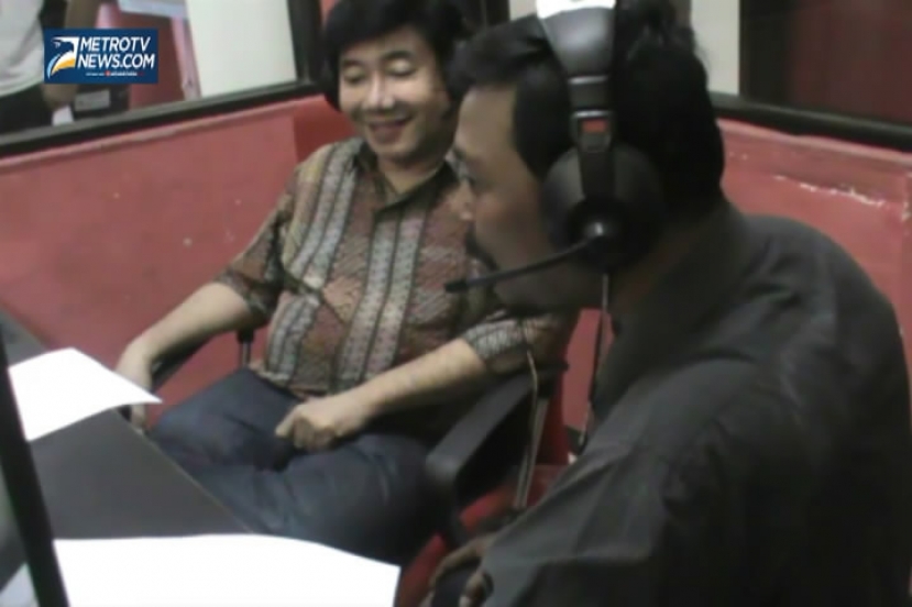 Hari ke-3 Kampanye, Guruh Soekarnoputra Sambangi Radio Lokal Sidoarjo