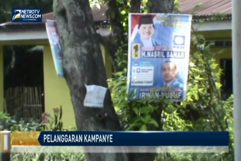 Baru Ditertibkan Alat Peraga Kembali Terpasang di Zona Terlarang