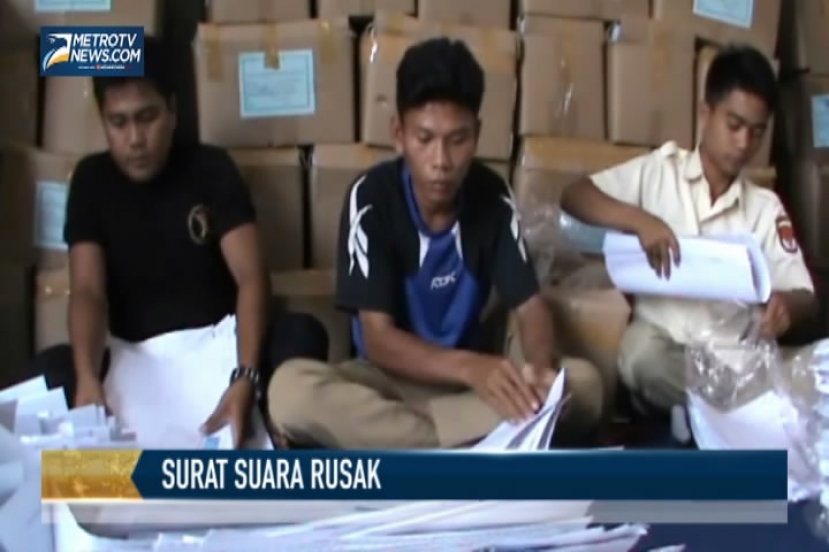45 Ribu Surat Suara di Tarakan Rusak
