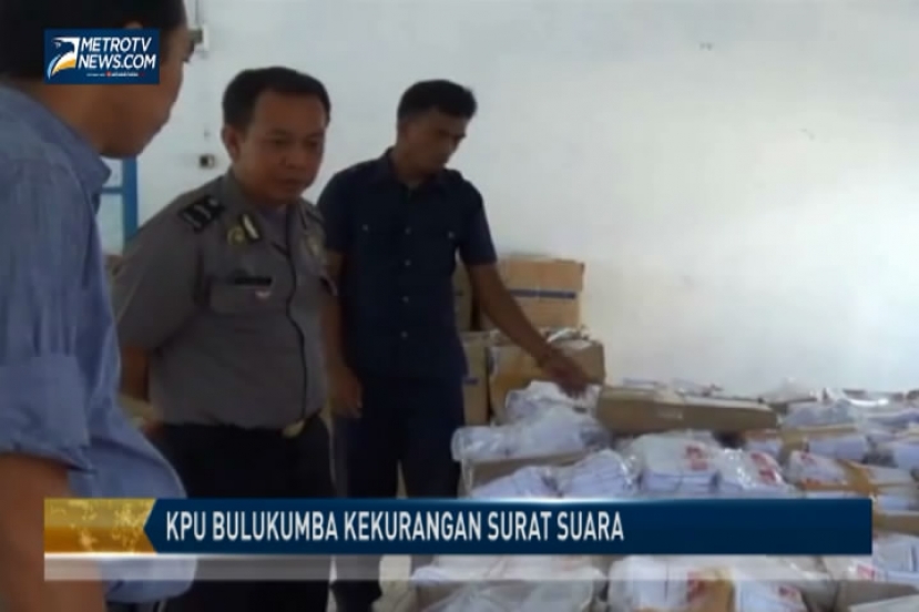 KPU Bulukumba Kekurangan Surat Suara