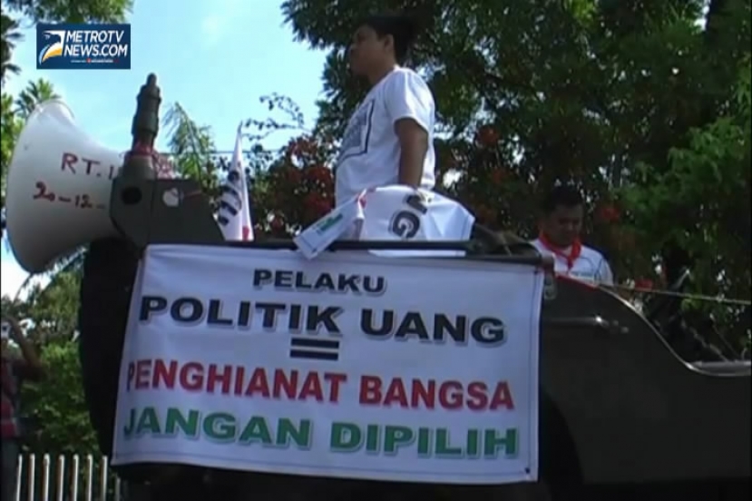 Pemuda Bengkulu Kampanye Aksi Tolak Politik Uang