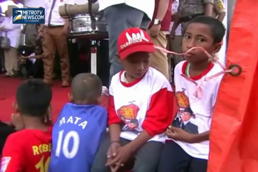 Kampanye Partai Gerindra Libatkan Anak-Anak