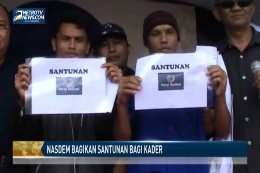 Nasdem Bagikan Santunan Bagi Kader
