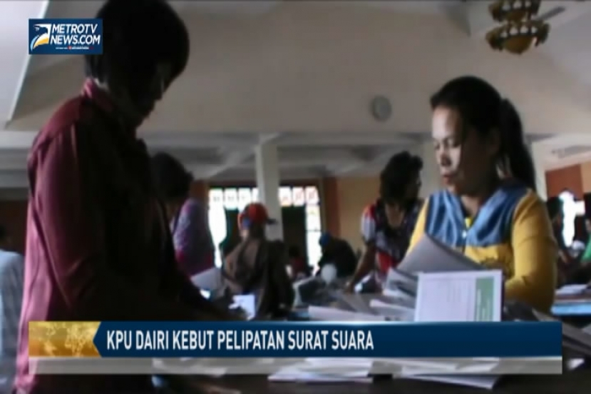 KPU Dairi Kebut Pelipatan Surat Suara