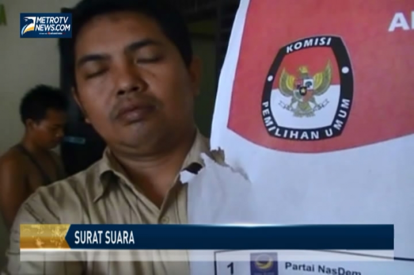 Ribuan Surat Suara di Langkat Rusak