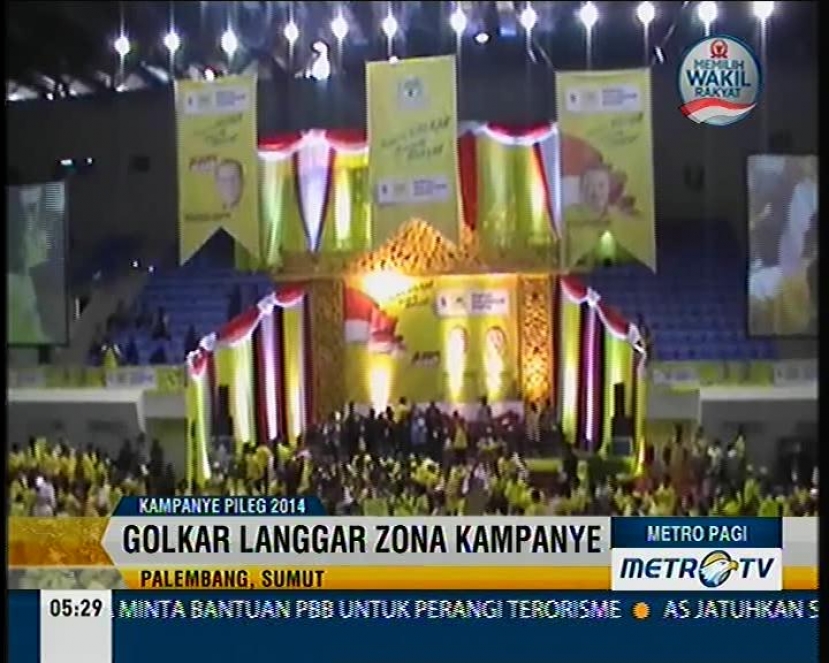 Partai Golkar Langgar Zona Kampanye