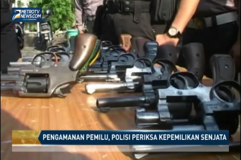 Pengamanan Pemilu, Polisi Periksa Kepemilikan Senjata