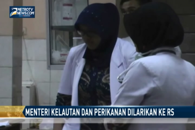 Menteri Kelautan dan Perikanan Dilarikan ke Rumah Sakit