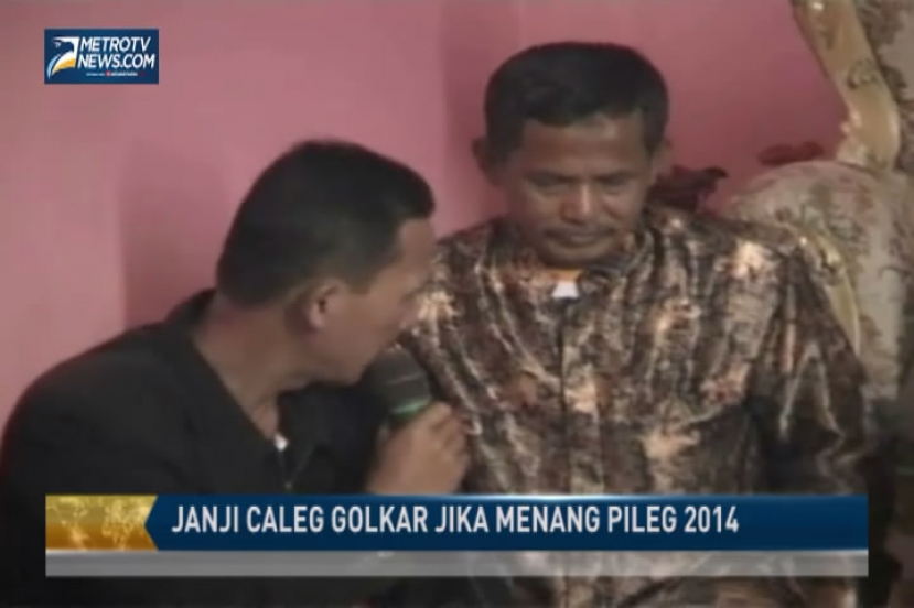 Nih, Janji Caleg Golkar Jika Menang Pileg 2014