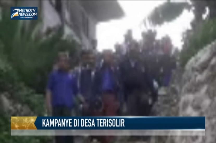 Caleg NasDem Kampanye di Desa Terisolir