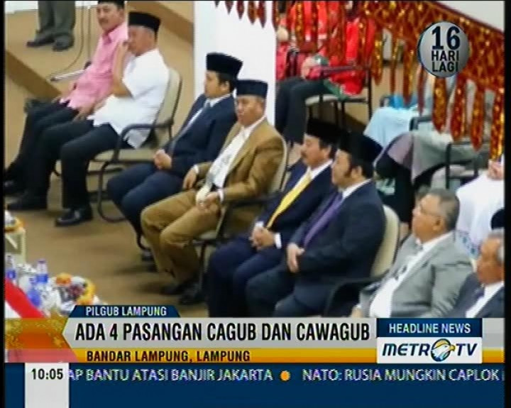 Pemilihan Gubernur dan Wakil Gubernur Lampung Dijaga Ketat Aparat Keamanan