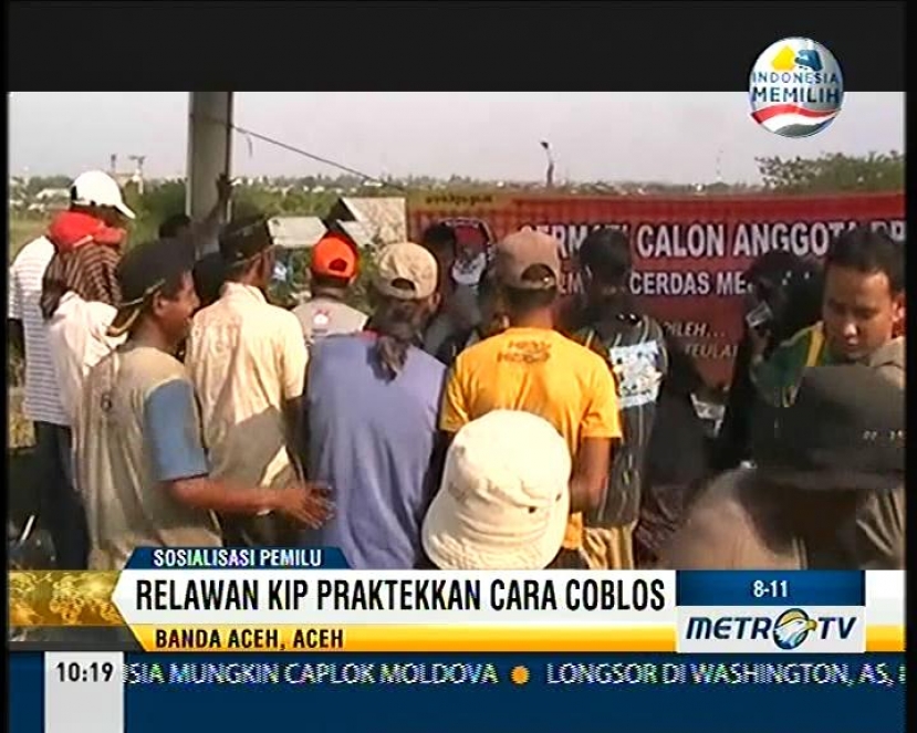 KIP Banda Aceh Gelar Sosialissi Cara Pencoblosan Pemilu 2014