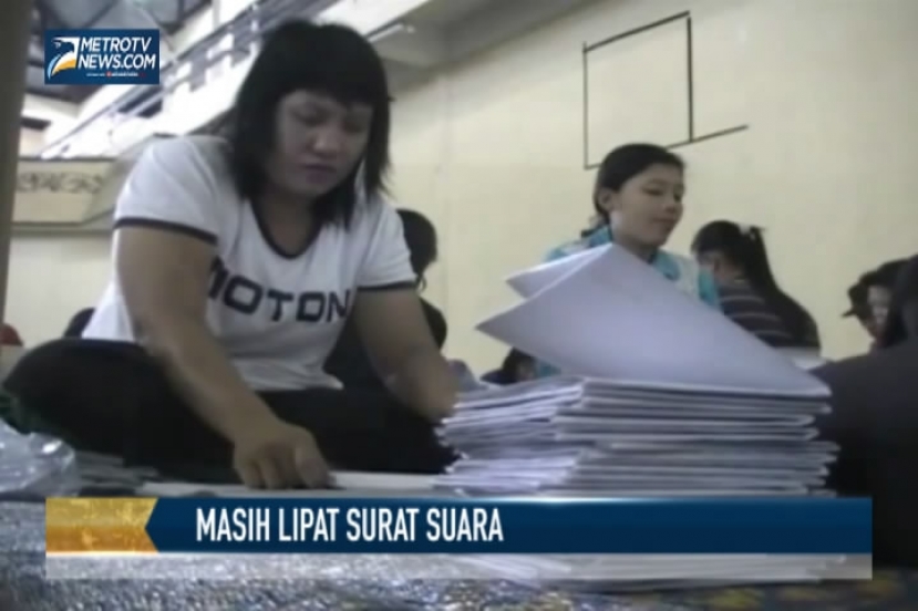 KPU Langkat masih Lakukan Pelipatan Surat Suara