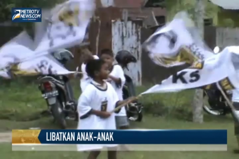 Kampanye PKS di Binjai Libatkan Anak-anak