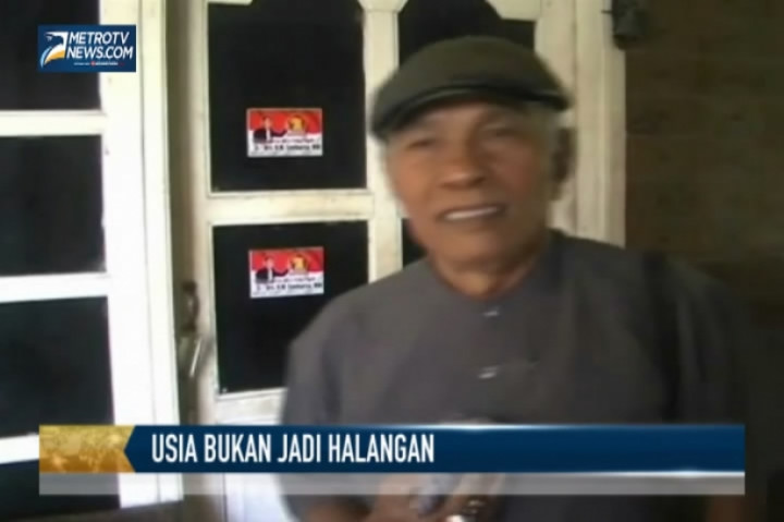 Eyang Harso Mantap Nyaleg Meski Usia Capai 70 Tahun