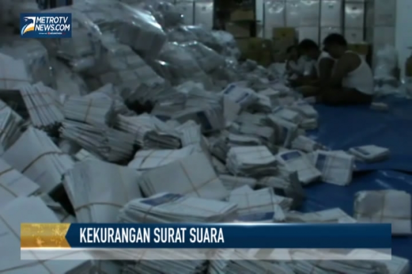 KPU Binjai Kekurangan 2.129 Surat Suara