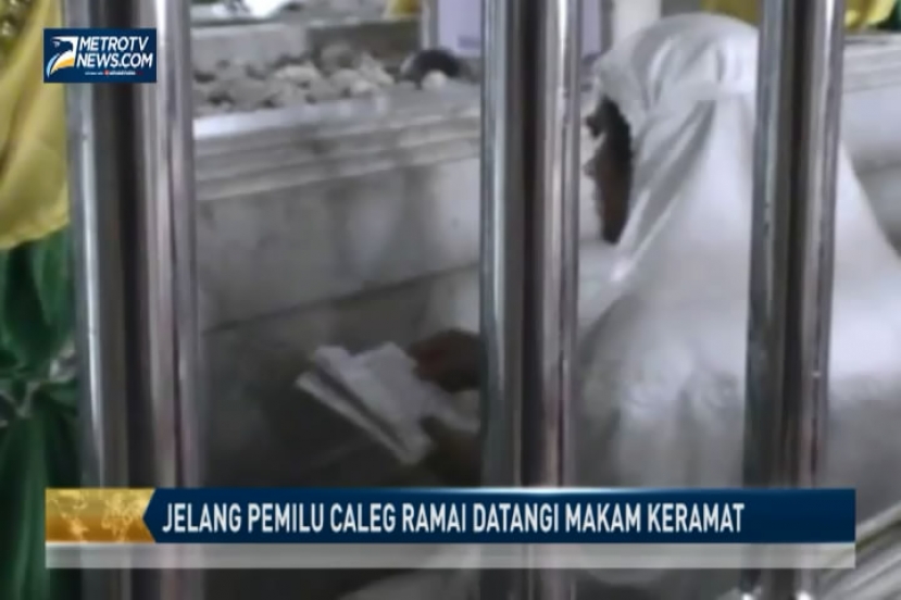 Jelang Pemilu Caleg Ramai Datangi Makam Keramat