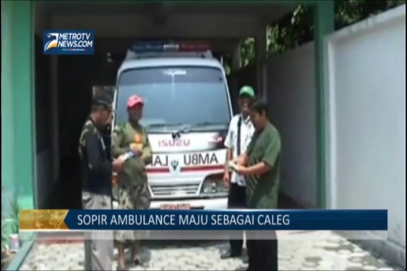 Sopir Ambulance Maju Sebagai Caleg
