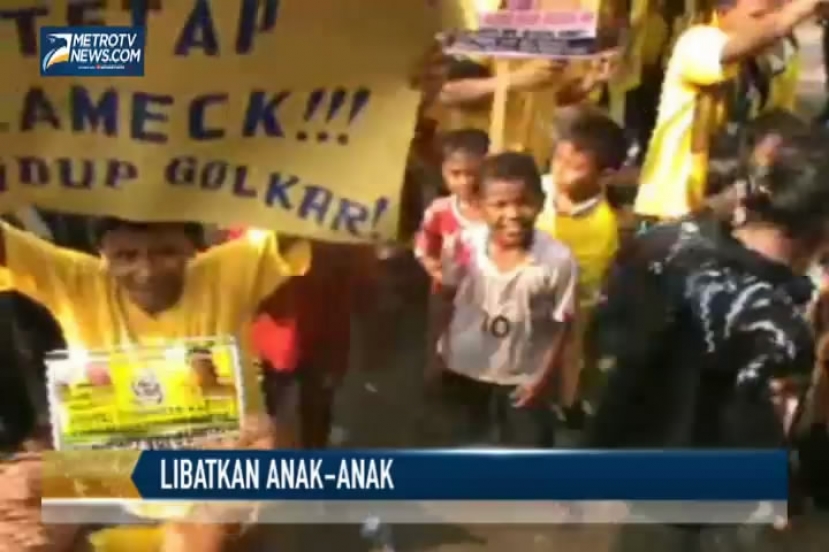 Kampanye Golkar di Deli Serdang Libatkan Anak-anak
