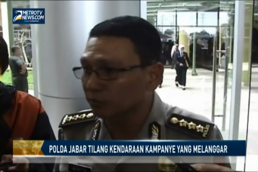 Polda Jabar Tilang 2 Ribu Kendaraan Peserta Kampanye