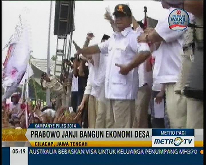Prabowo Ajak Publik untuk Pilih Gerindra
