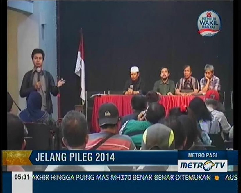 Ratusan Tuna Netra Deklarasikan Tolak Pemilu dan Hasil Pemilu 2014