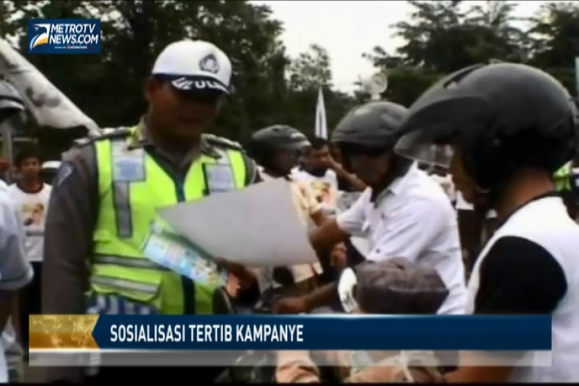 Polisi Sosialisasikan Tertib Kampanye