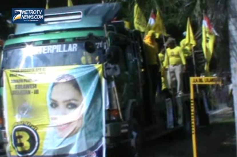 Anak Jadi Caleg Bupati Luwu Timur Jadi Jurkam Kampanye Golkar