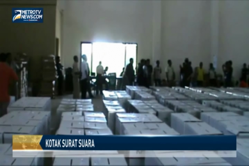 Kotak Surat Suara dari Kardus Mudah Rusak