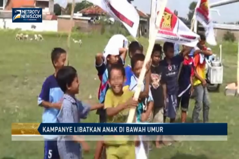 Kampanye Terbuka Libatkan Anak di Bawah Umur