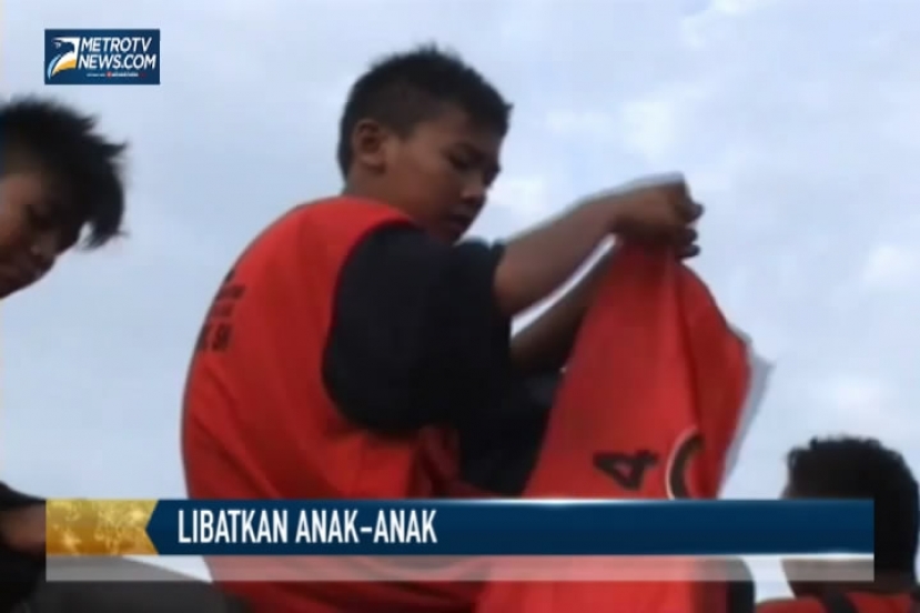 Kampanye PDIP di Pematang Siantar Libatkan Anak-anak