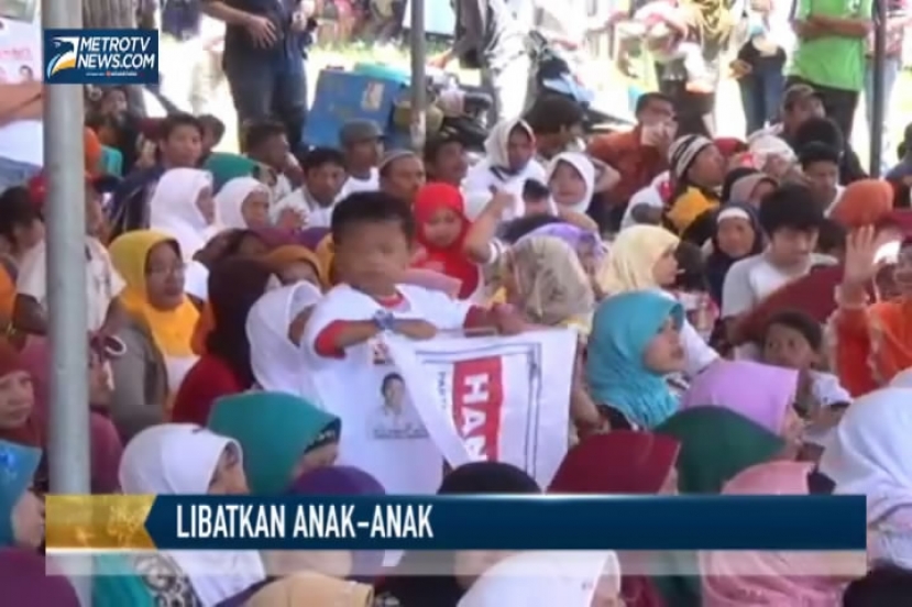Kampanye Hanura di Lamongan Libatkan Anak-anak