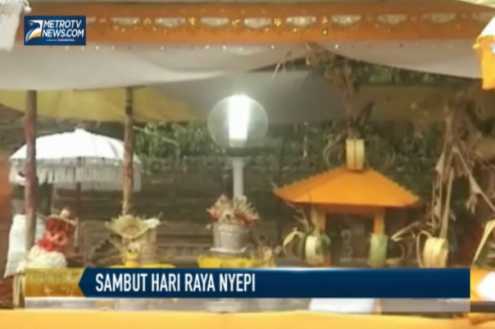 Jelang Nyepi, Ratusan Umat Hindu Cimahi Gelar Ibadah Melasti