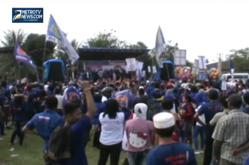 Ribuan Simpatisan NasDem Meriahkan Kampanye di Binjai 