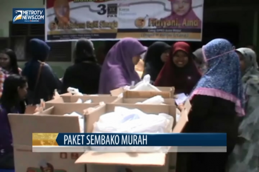 Kampanye Simpatik, Caleg Jual Paket Sembako Murah