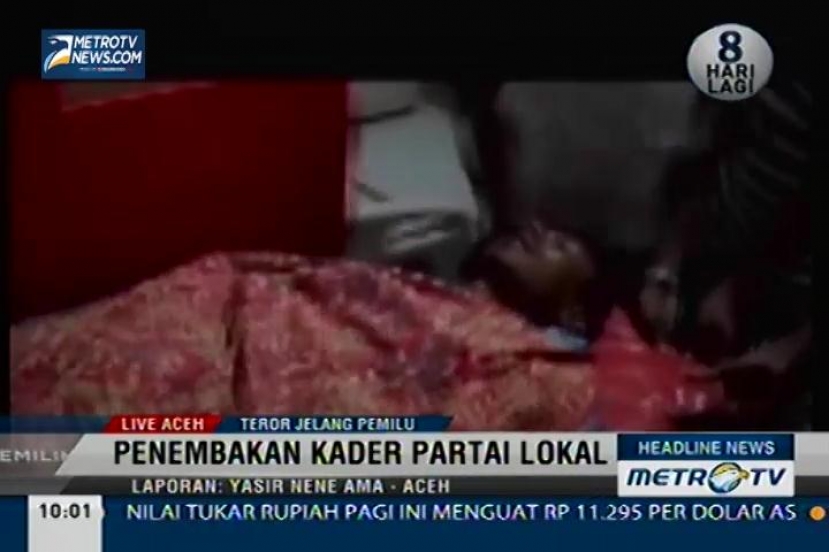 Lagi, Penembakan Kader Partai Lokal Aceh