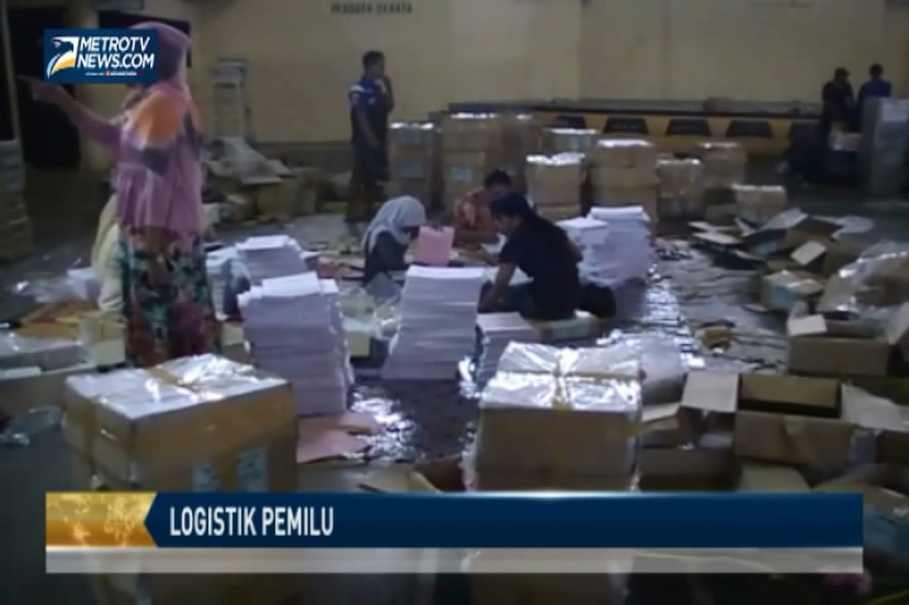 KPU Langkat Mulai Pengepakan Logistik Pemilu