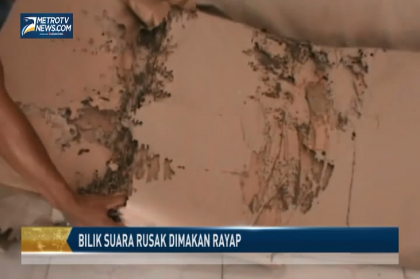 Puluhan Bilik Suara di Kota Palopo Rusak Dimakan Rayap