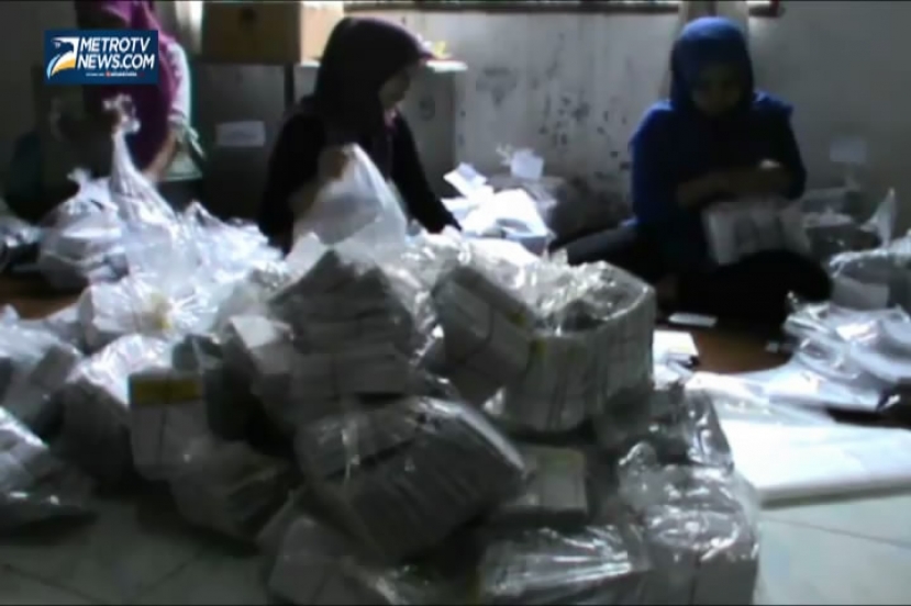 KPU Binjai Mulai Packing Logistik Pemilu 