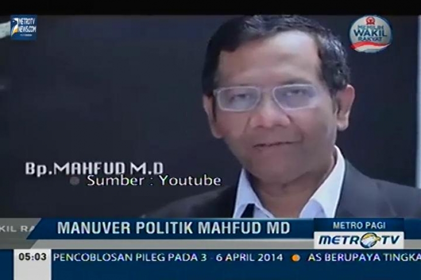 Manuver Politik Mantan Ketua MK Mahfud MD