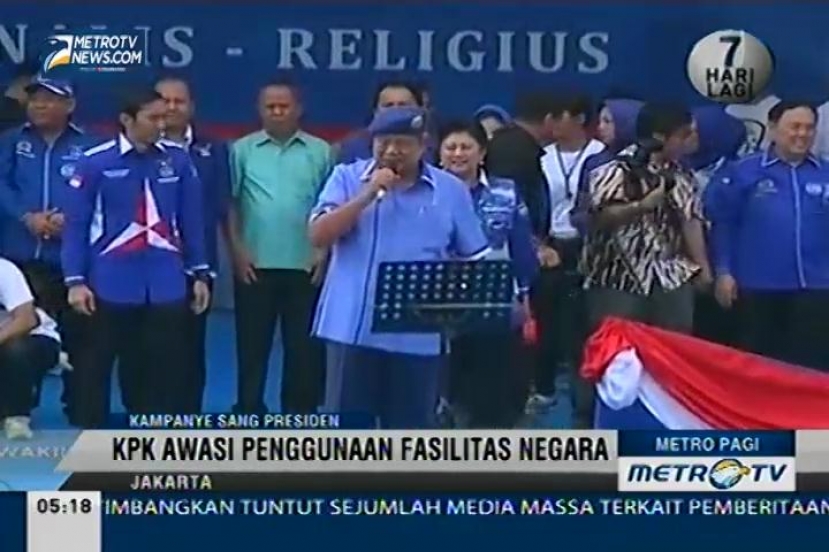 KPK Soroti Penggunaan Fasilitas Negara oleh SBY