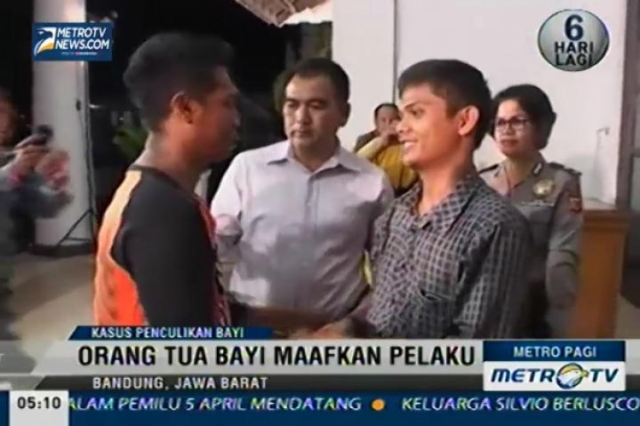 Suami Pelaku Penculikan Bayi Meminta Maaf
