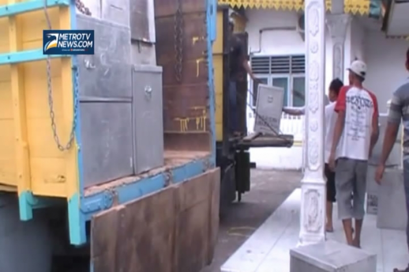 Logistik Pemilu Sudah Tiba di Kecamatan