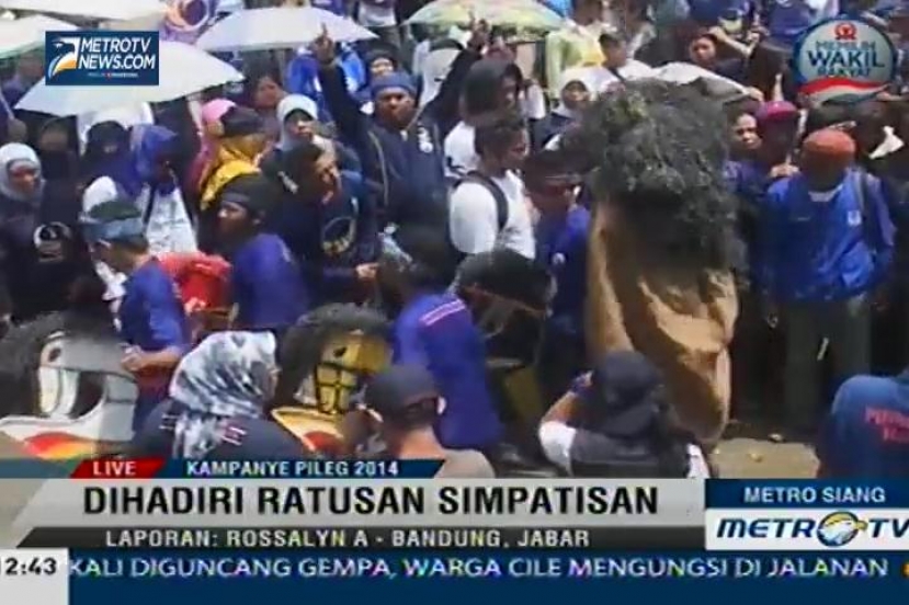 Kampanye NasDem di Bandung