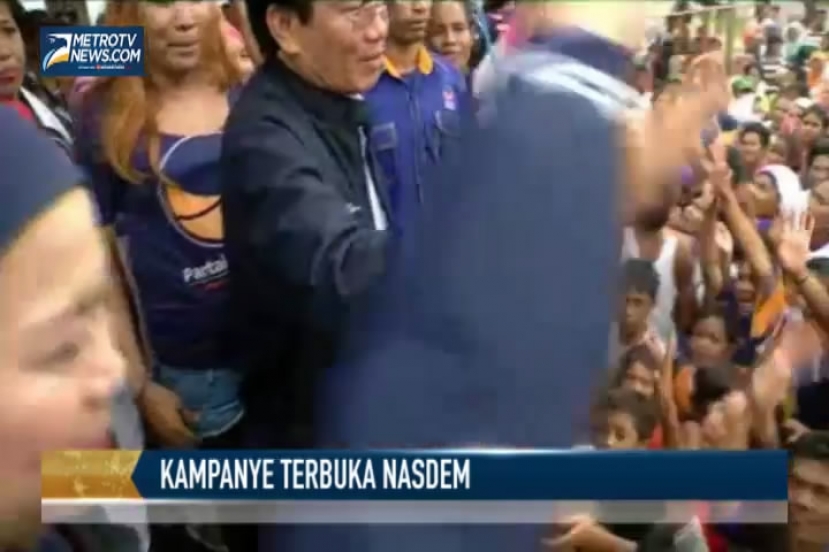 Kampanye Terbuka NasDem di Morotai Dihadiri Ribuan Simpatisan