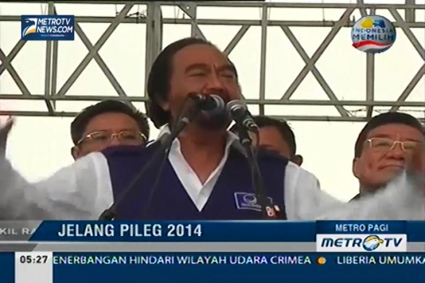 Kampanye Terbuka Partai Nasdem di Pemantang Siantar