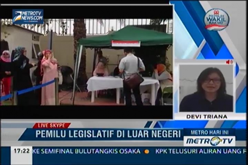 Warga Indonesia di Dubai Mencoblos Hari ini