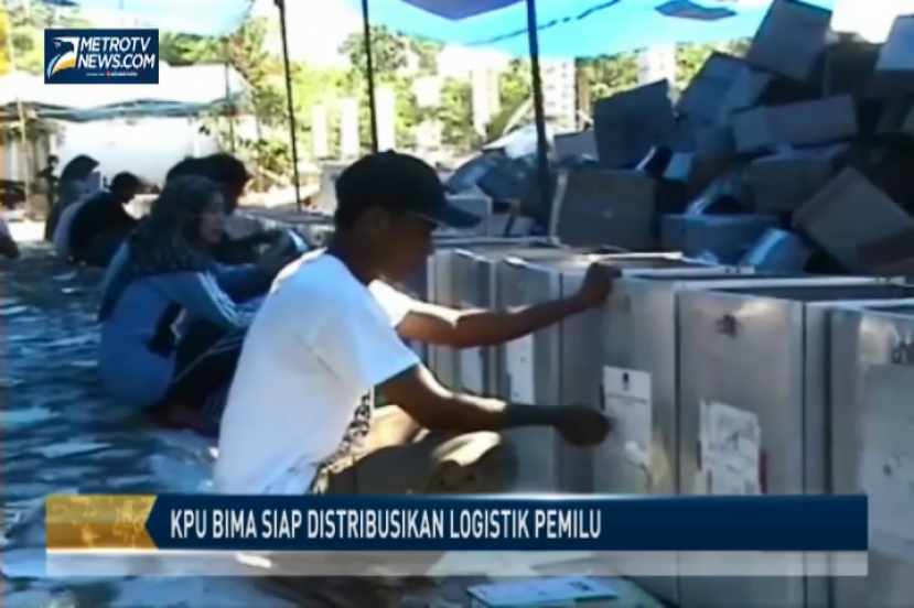 KPU Bima Siap Distribusikan Logistik Pemilu