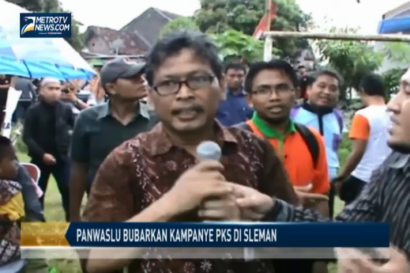 Panwaslu Bubarkan Kampanye PKS di Sleman